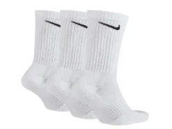 NIKE Crew Socks 3 Pack 42-46, white/black