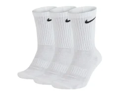 NIKE Crew Socks 3 Pack 42-46, white/black