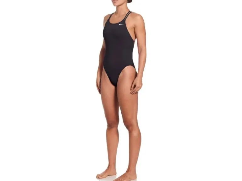 Nike Swim Badeanzug Hydrastrong Solid Spiderback 38, Schwarz