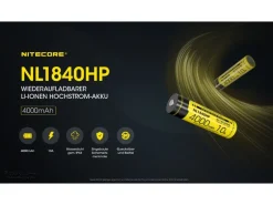 Nitecore Akku NL1840HP 4000 mAh