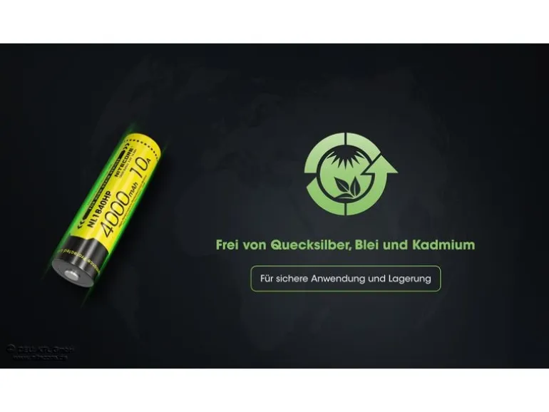 Nitecore Akku NL1840HP 4000 mAh