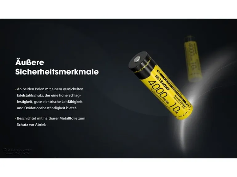 Nitecore Akku NL1840HP 4000 mAh