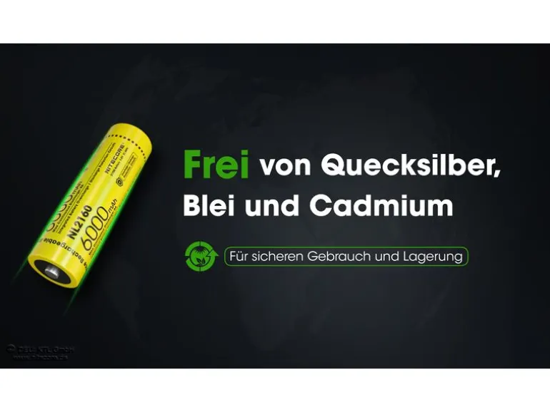 Nitecore Akku NL2160 6000 mAh