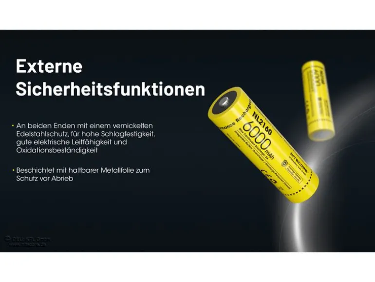 Nitecore Akku NL2160 6000 mAh
