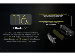 Nitecore Stirnlampe NU43 1400 Lumen