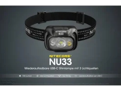 Nitecore Stirnlampe NU33 700 Lumen