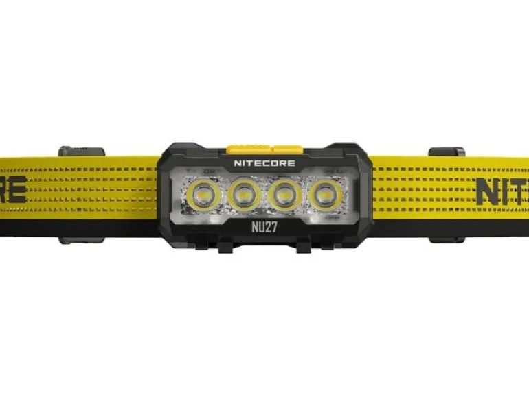 Nitecore Stirnlampe NU27 600 Lumen Schwarz/Gelb