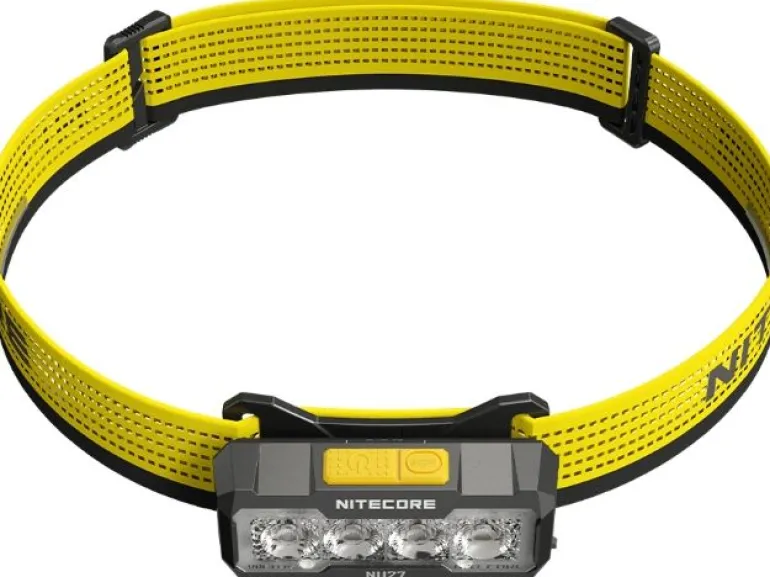 Nitecore Stirnlampe NU27 600 Lumen Schwarz/Gelb