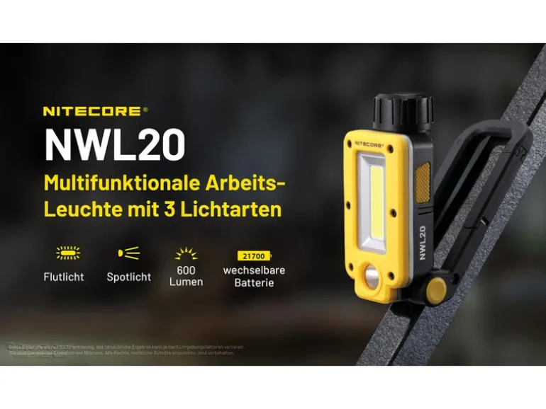 Nitecore Taschenlampe NWL20