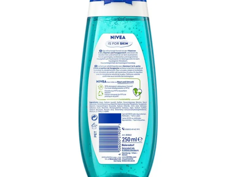 NIVEA Duschgel Frangipani & Oil 250 ml