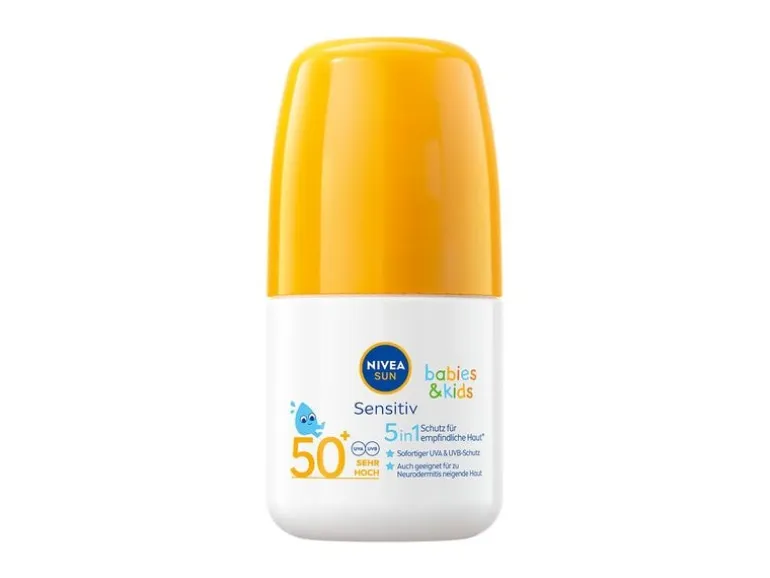 NIVEA SUN Sonnencreme Kids Roll-on Sensitive LSF 50+ 50 ml