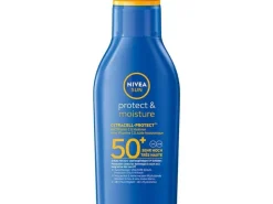 NIVEA SUN Sonnenmilch Protect & Moisture Reisegrösse LSF 50+ 100 ml