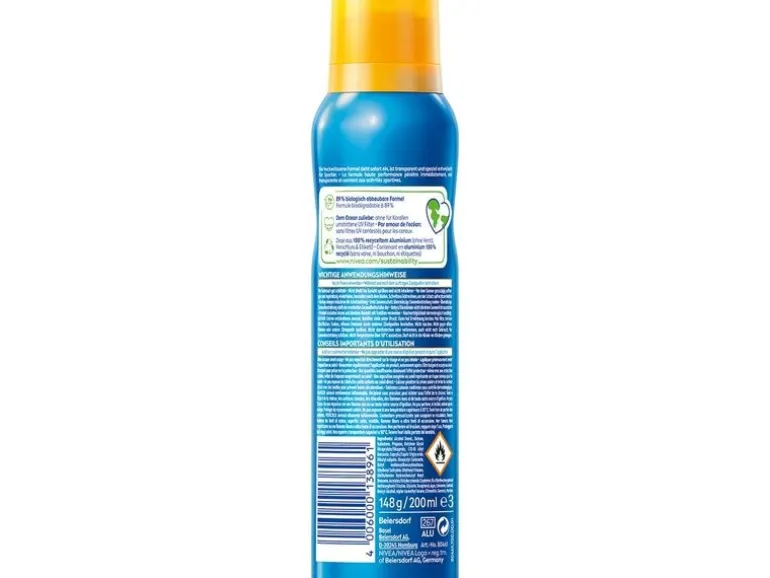 NIVEA SUN Sonnenspray Protect & Dry Touch Sport LSF 50 200 ml