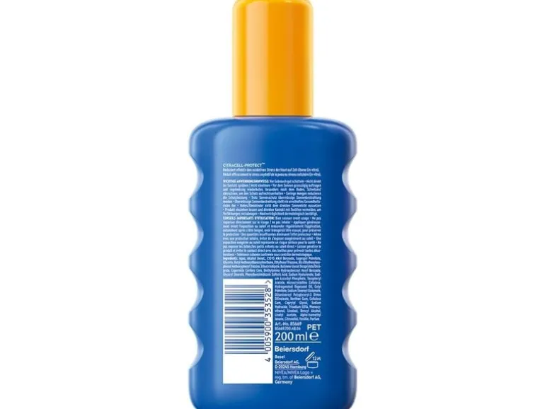 NIVEA SUN Sonnenspray Protect & Moisture LSF 50+ 200 ml