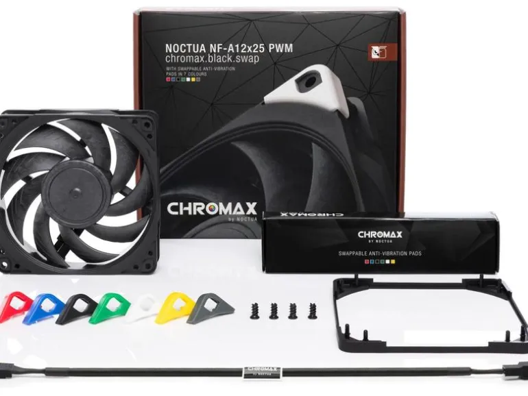 Noctua PC-Lüfter NF-A12 x 25 PWM chromax.black