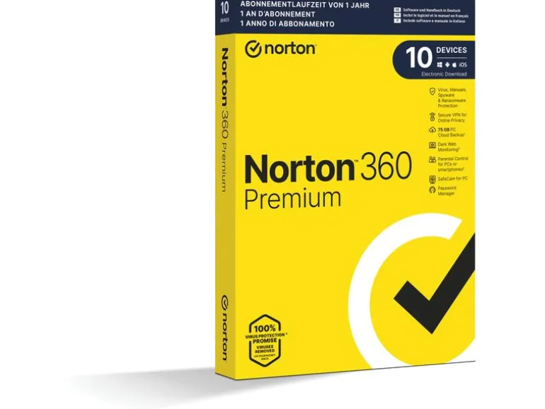 Norton Norton 360 Premium Box, 10 Device, 1 Jahr