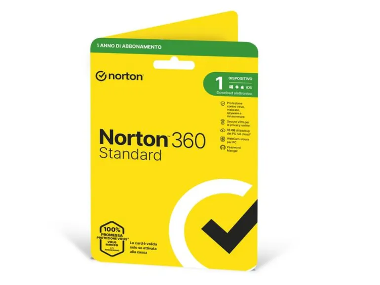 Norton Norton 360 Standard Sleeve, 1 Dev., 1yr, 10GB Cloud Speicher