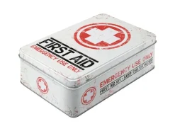 Nostalgic Art Medikamentenbox First Aid Rot/Schwarz/Weiss