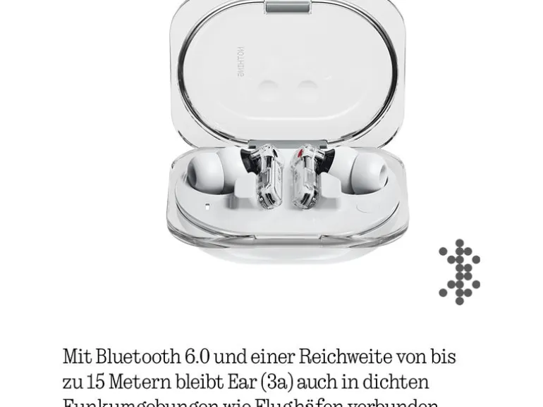 Nothing Ear True Wireless In-Ear-Kopfhörer Ear (3a) Pink