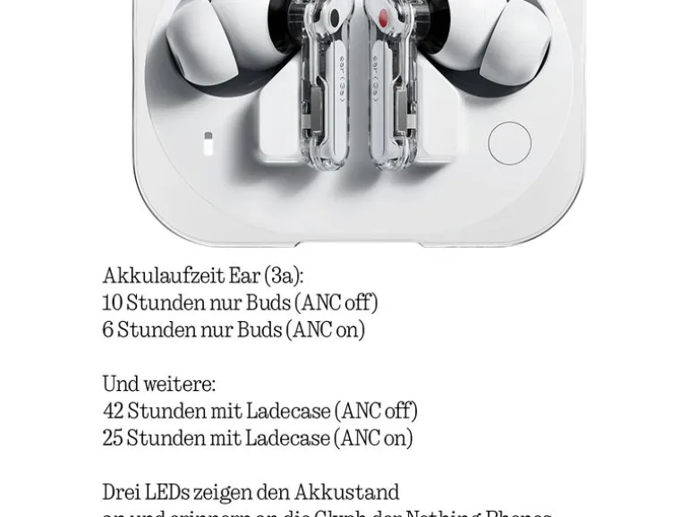 Nothing Ear True Wireless In-Ear-Kopfhörer Ear (3a) Weiss