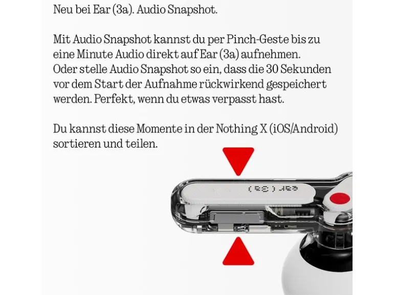 Nothing Ear True Wireless In-Ear-Kopfhörer Ear (3a) Schwarz