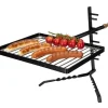 Nouvel Klappgrill-Set, 38 x 32 cm, Höhenverstellbar