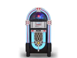 Noxon Musik-System Jukebox 1 Schwarz/Silber/Mehrfarbig