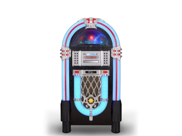 Noxon Musik-System Jukebox 1 Schwarz/Silber/Mehrfarbig
