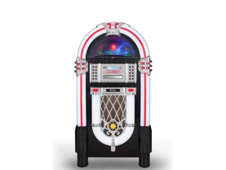 Noxon Musik-System Jukebox 1 Schwarz/Silber/Mehrfarbig