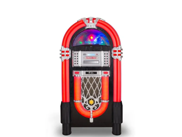 Noxon Musik-System Jukebox 1 Schwarz/Silber/Mehrfarbig