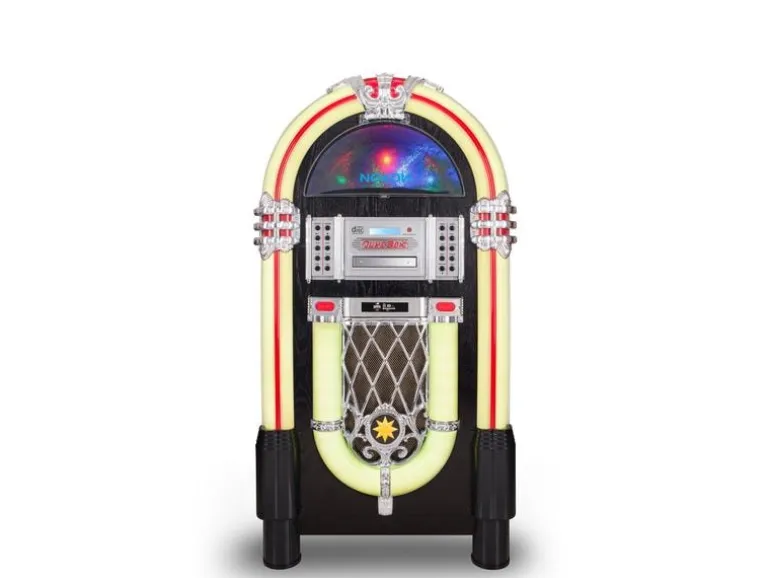 Noxon Musik-System Jukebox 1 Schwarz/Silber/Mehrfarbig