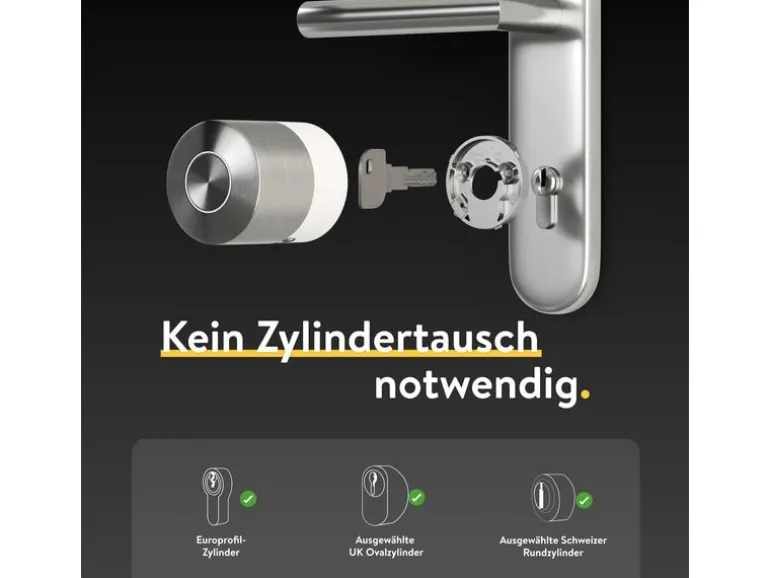 NUKI Home Set Pro (5th Gen) CH-Zylinder Weiss