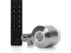 NUKI Home Set ULTRA CH inkl. Universalzylinder Schwarz/Grau