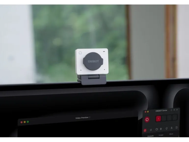 Obsbot USB Kamera Meet 2 AI Powered, 4K 30 fps, Space Grey