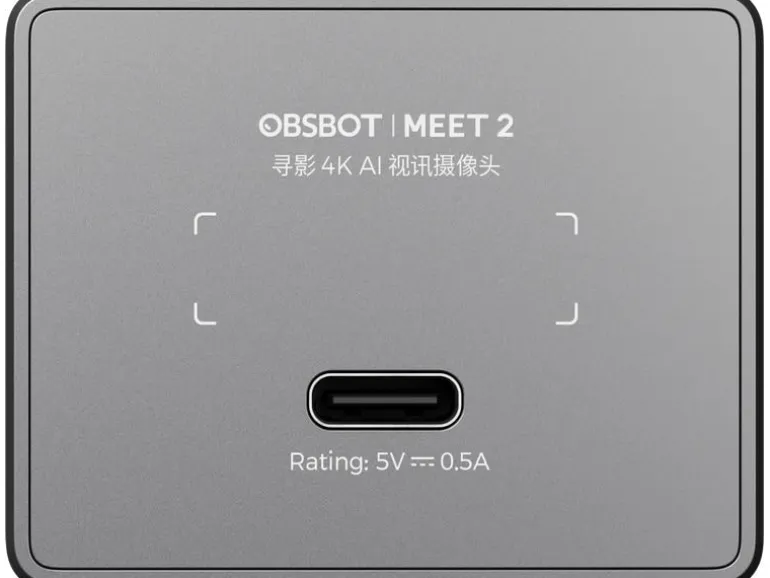 Obsbot USB Kamera Meet 2 AI Powered, 4K 30 fps, Space Grey