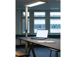 office focus Bürostehleuchte HCL LED 100 W, Grau