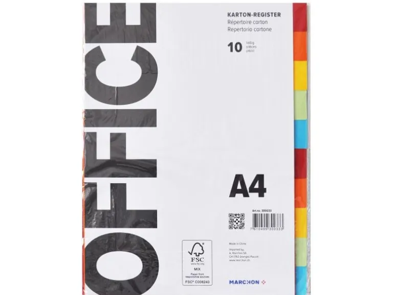 Office Register A4 10 Taben