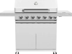 OHMEX Gasgrill OHM-BBQ-6125SB 6B+1SB 72 x 42 cm 20.5 kW