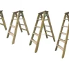 OK-LINE Bockleiter Holz 3 Stufen 70 cm