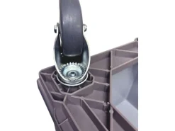 OK-LINE Fahrrahmen Kunststoff, Grau, für Euro-Boxen 400 x 600 mm