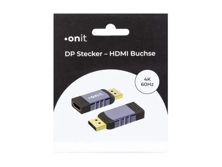 onit Adapter DisplayPort - HDMI, 1 Stück