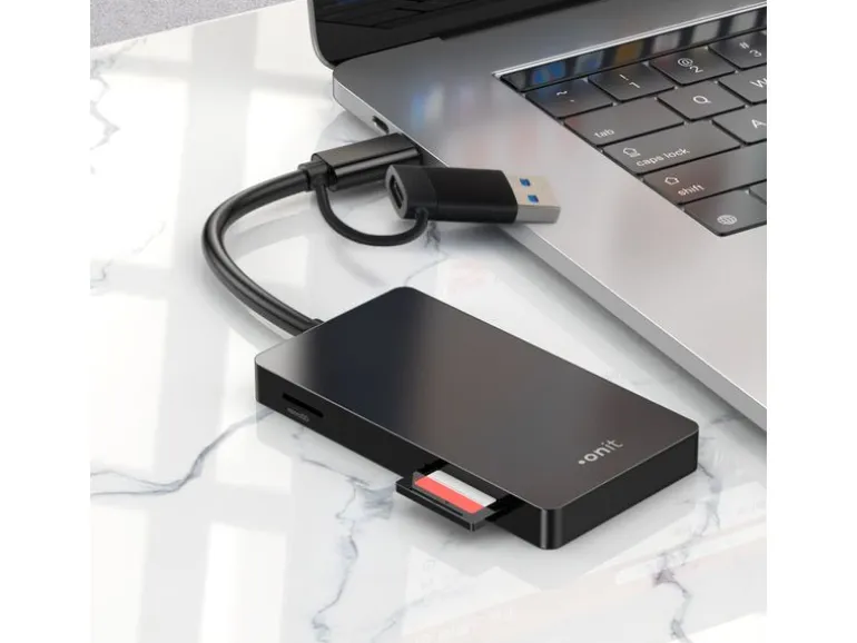 onit Card Reader Extern USB-C/A 3-in-1