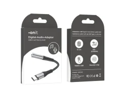onit Digital-Audio-Adapter USB-C auf 3.5 mm Klinke