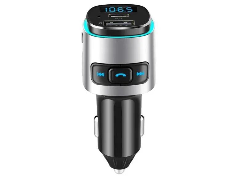 onit FM-Transmitter mit USB-Ladegerät
