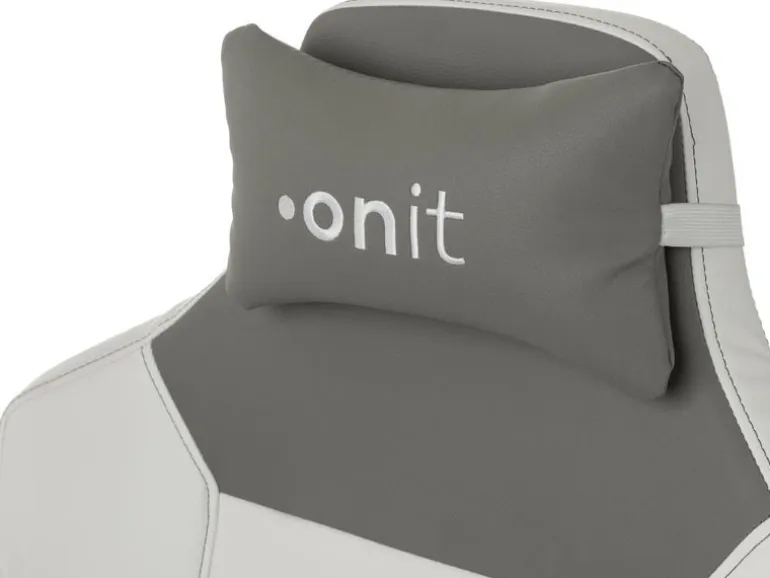 onit Gaming-Stuhl Weiss/Grau