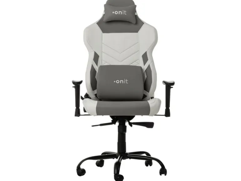onit Gaming-Stuhl Weiss/Grau