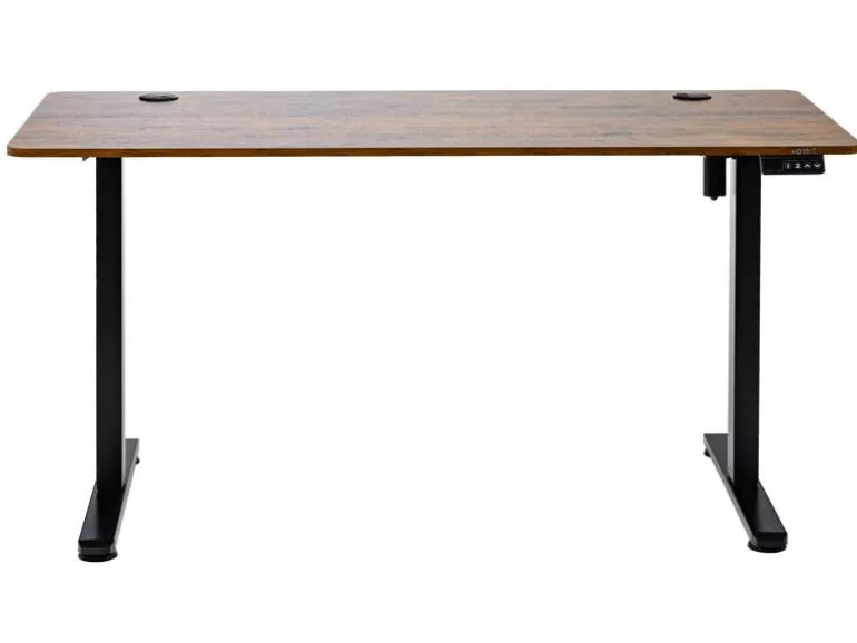 onit Gaming Tisch Ergo Vintage Schwarz/Braun