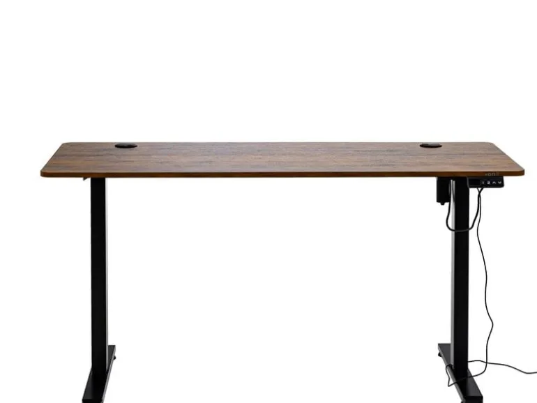 onit Gaming Tisch Ergo Vintage Schwarz/Braun