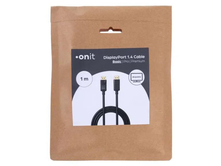 onit Kabel Basic DisplayPort - DisplayPort, 8K/60Hz, 1 m
