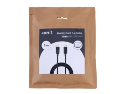 onit Kabel Basic DisplayPort - DisplayPort, 8K/60Hz, 3 m
